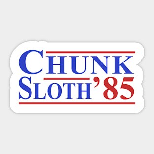 Chunk Sloth '85 Sticker